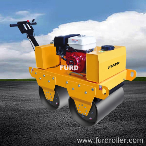 Double drum hand vibratory road roller machine Double drum hand vibratory road roller machine